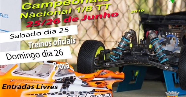 2º PROVA DO CAMPEONATO NACIONAL FEPRA 1/8 TT - Informações